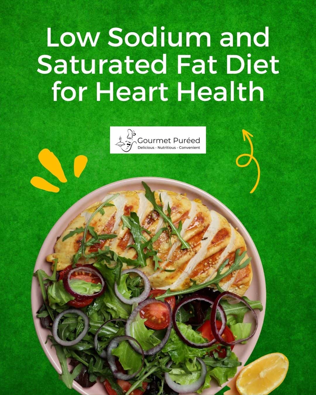 Low Sodium And Saturated Fat Diet Gourmet Pur ed Affiliate Partner 
